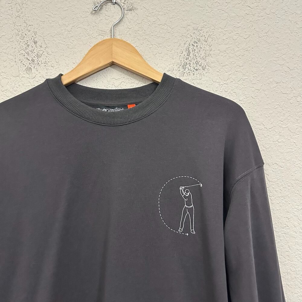 RANDOM GOLF CLUB Sweatshirt Charcoal Graphic Crewneck Athleisure Sports - Picture 4 of 9